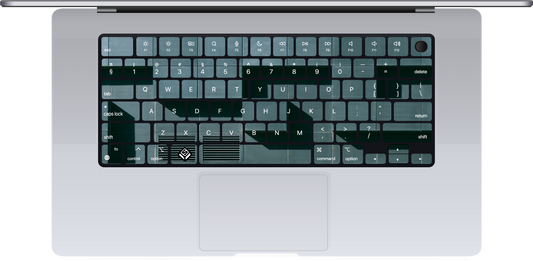 3D Wall MacBook Keyboard Sticker