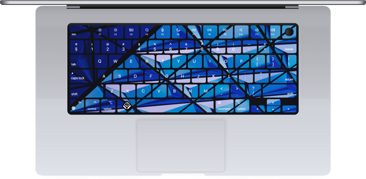 Blue Shades MacBook Keyboard Sticker