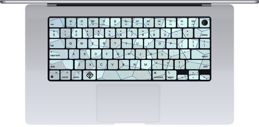 Cartoon Geo MacBook Keyboard Sticker
