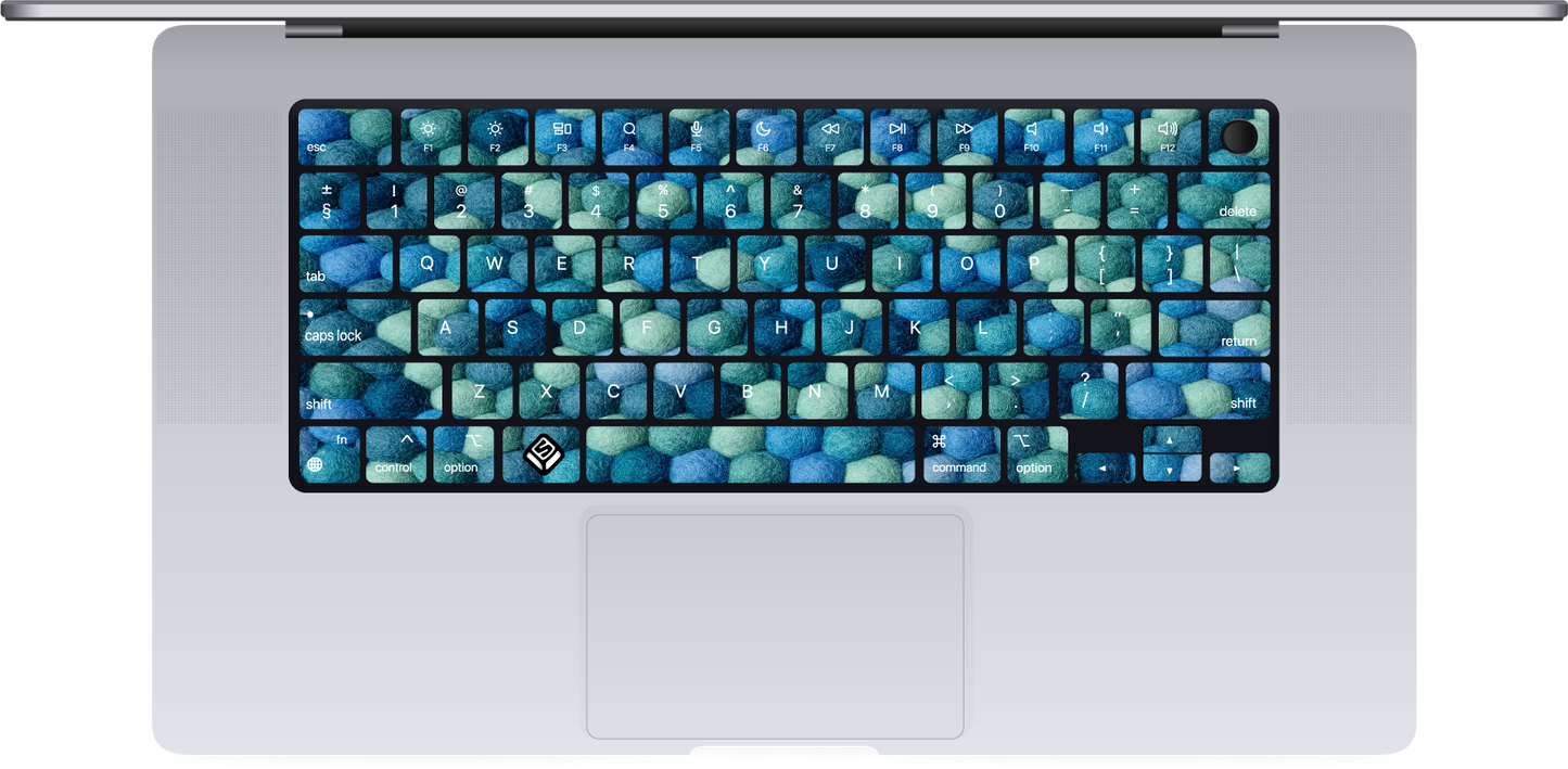 Fur Balls MacBook Keyboard Sticker