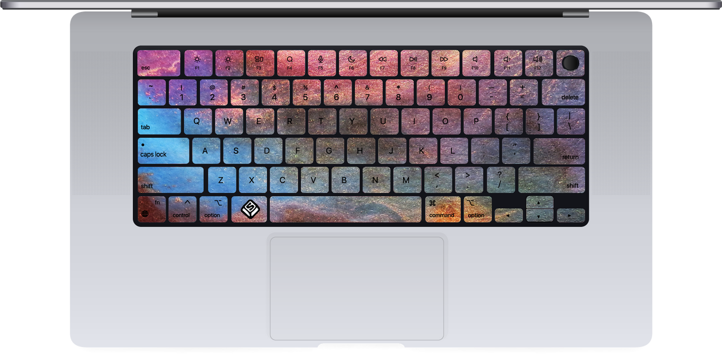 Color Granite MacBook Keyboard Sticker