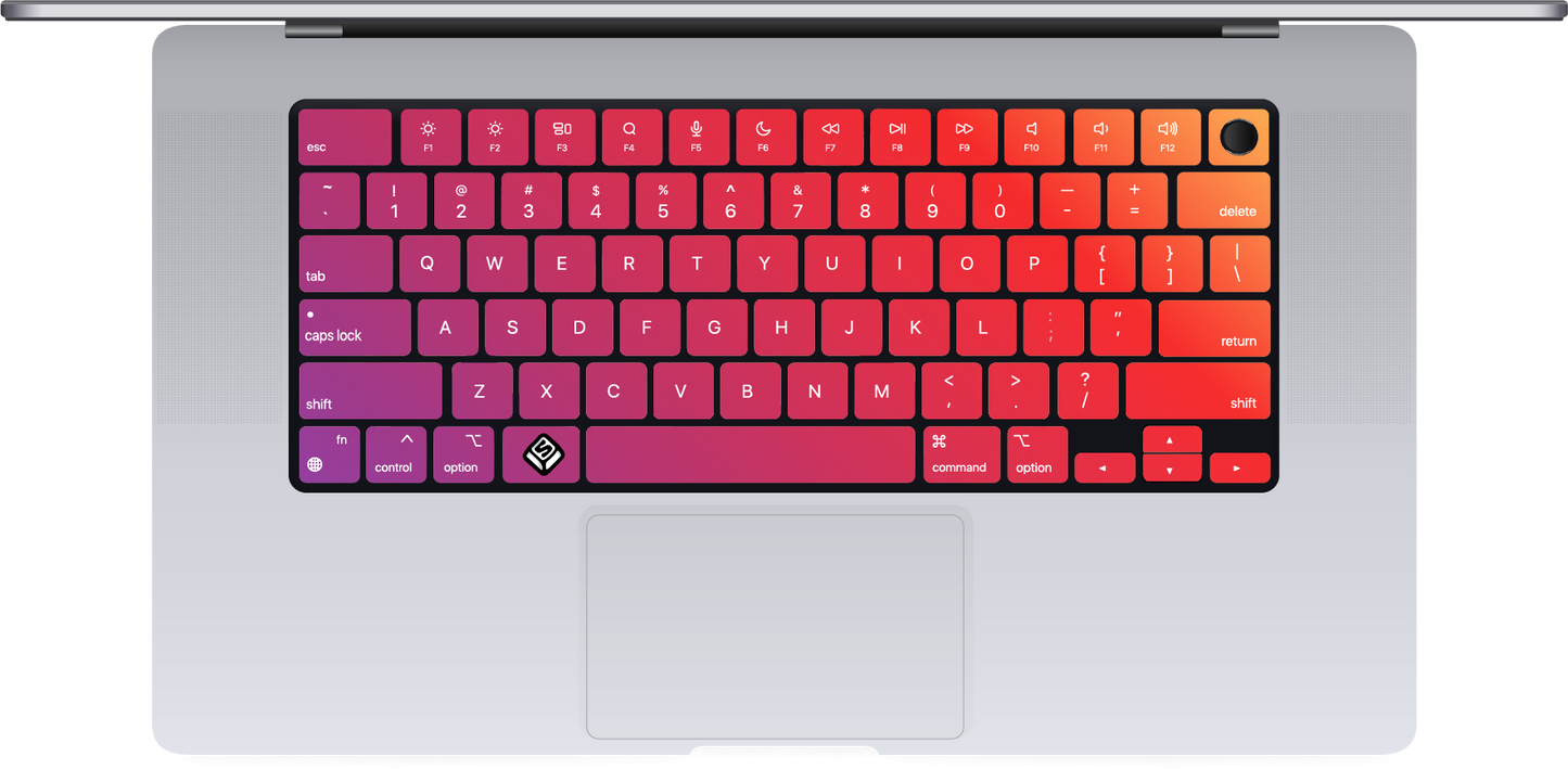 Gradient #5 MacBook Keyboard Sticker