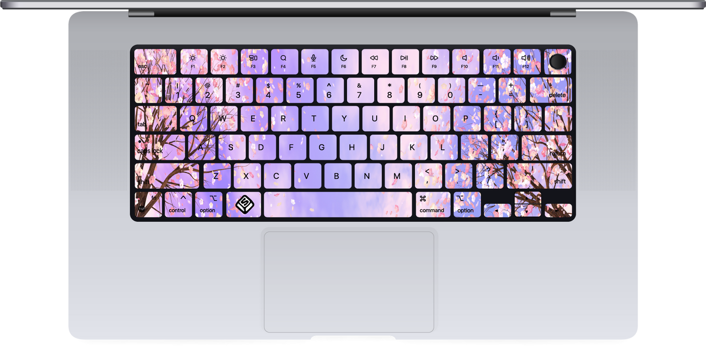 Bloom MacBook Keyboard Sticker
