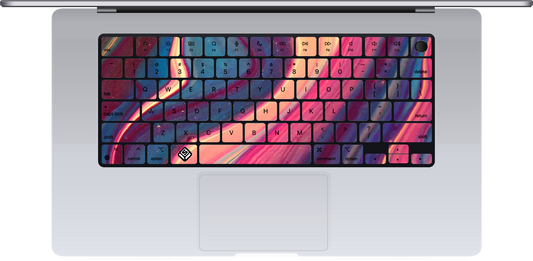 Wave MacBook Keyboard Sticker